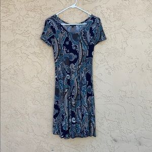 NWOT Sami & Jo Paisley Knee length dress